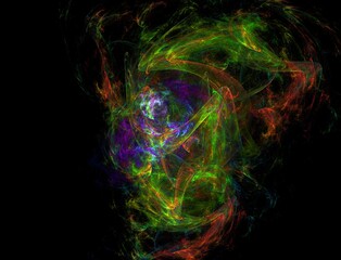 Imaginatory fractal abstract background Image