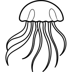 Floating Jellyfish Sketch