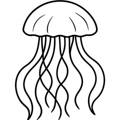 Floating Jellyfish Sketch