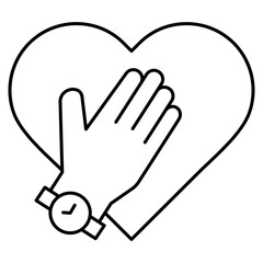 Obraz premium Dedicate icon