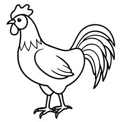 Geometric Rooster Linework