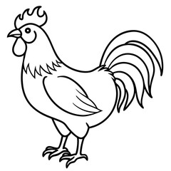 Geometric Rooster Linework
