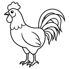 Geometric Rooster Linework