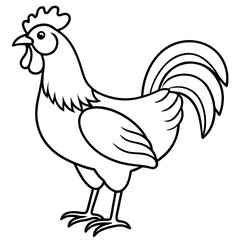 Geometric Rooster Linework