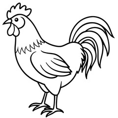 Geometric Rooster Linework