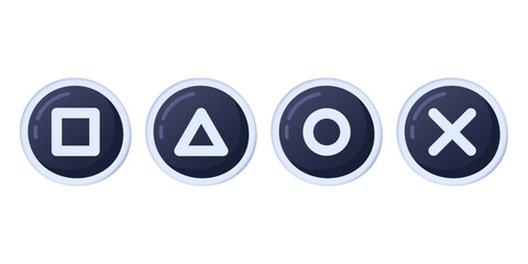 Game Controller Button Icons
