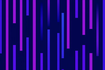 A vibrant abstract pattern featuring vertical lines of varying heights and widths in shades of pink, purple, and deep blue