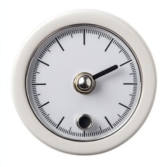 Flawless Visual of a Photo Thermostat, Isolated on a White Background