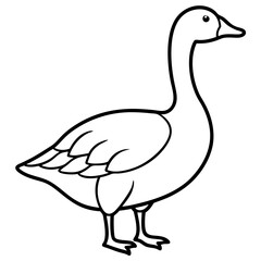 Graceful Goose Linework