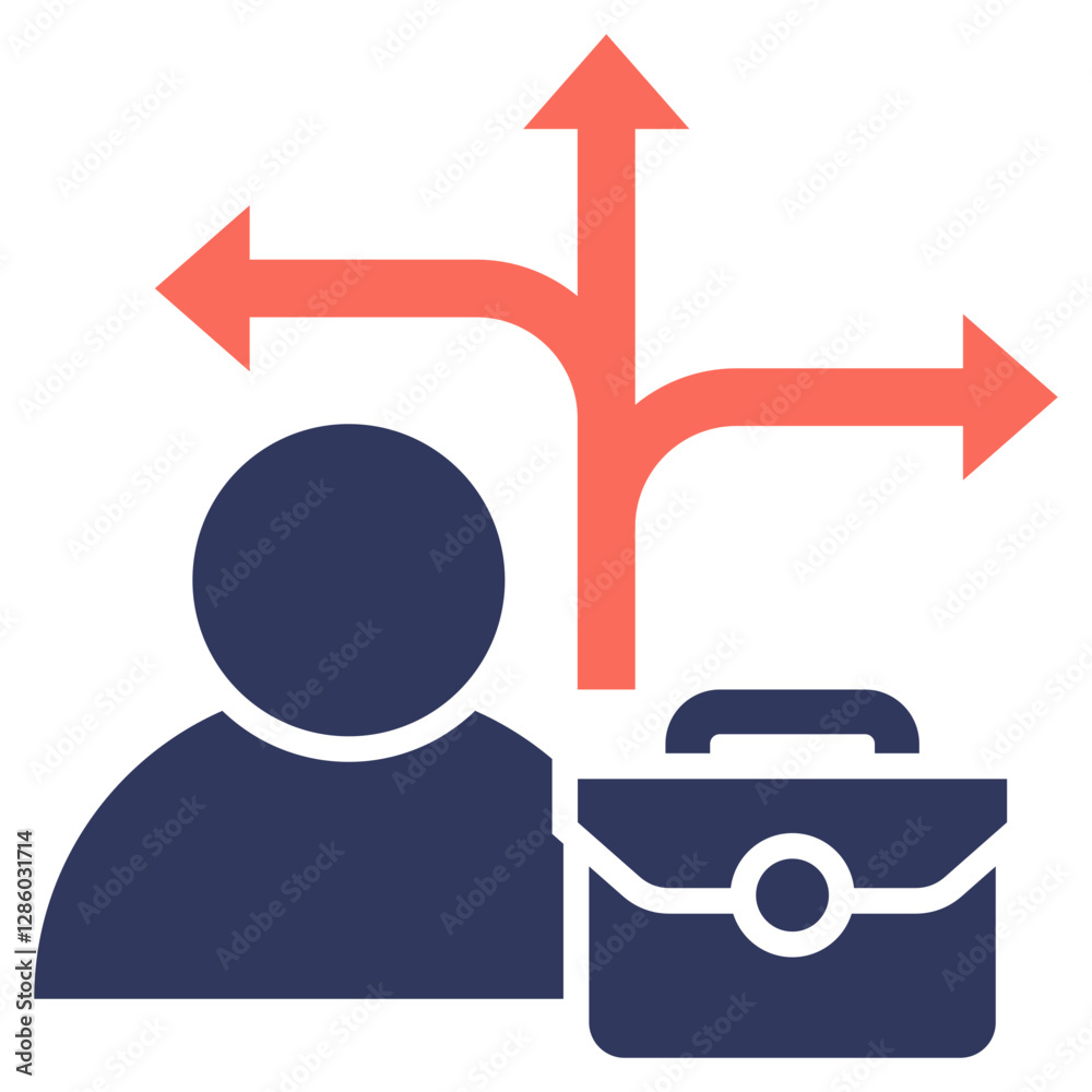 Poster Decision Making Icon