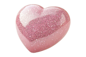 Obraz premium Glittering pink heart romantic setting product image