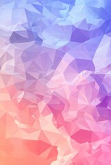 Fototapeta premium The background is polygonal and natural, with smooth spring tones moving from orange to green