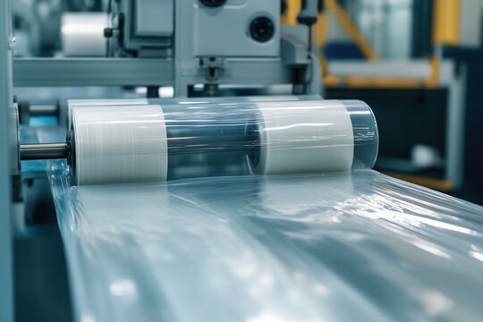 Plastic film production