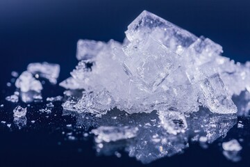 Crystalline Ice Close-Up