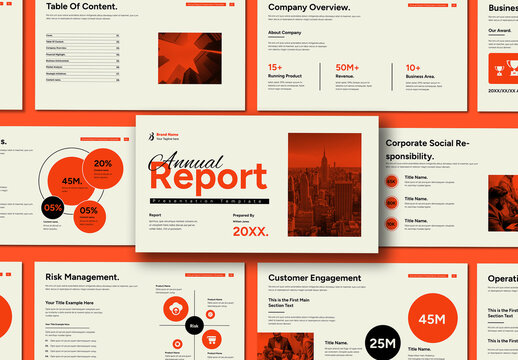 Annual Report Presentation Template