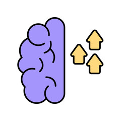 Icon a mindset, isolated against a clean background.