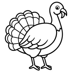 Minimalist Turkey Sketch