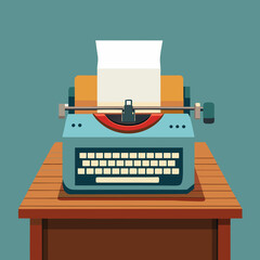 old fashioned typewriter