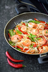 Asian Prawn Noodle Salad
