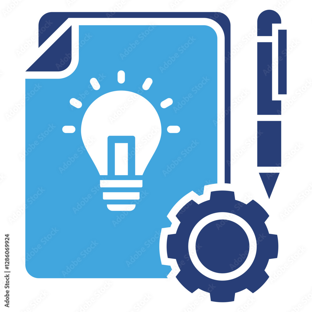 Poster Design Process Icon
