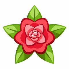 star shaped camellia