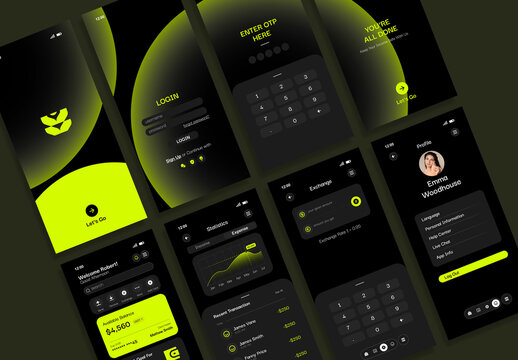 Mobile App Ui For Finance Management