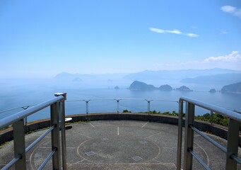 大分県佐伯市　鶴御崎自然公園　展望ブリッジ	