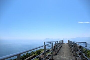 大分県佐伯市　鶴御崎自然公園　展望ブリッジ	