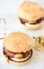 BBQ Turkey Burgers 