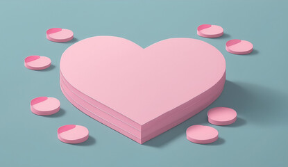 화이트데이 발렌타인데이 하트