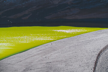 Volcanic landscapes in Lanzarote, Canary Islands