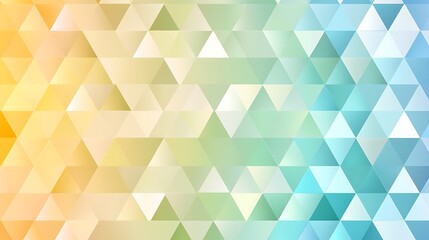Obraz premium Colorful Geometric Triangles Pattern in Soft Pastel Shades for Abstract Background Designs