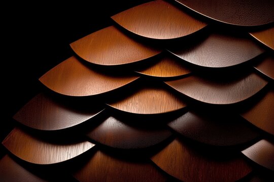 Wooden shingles cover a farmhouse in Hinterstein, Allgau, Bavaria, Germany, Europe