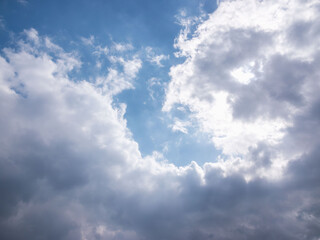 Obraz premium 冬の青空と雲149