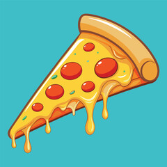 Adobe Illustrator Artwork Cheese Pizza Slice 