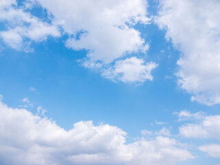 冬の青空と雲150