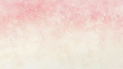 Obraz premium Gentle Gradient: A Soft Pink and Cream Watercolor Texture Background