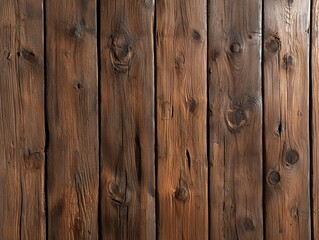 Naklejka premium Rustic Wooden Planks Background Interior Design Textured Surface Warm Earth Tones Close-Up Rustic Aesthetic