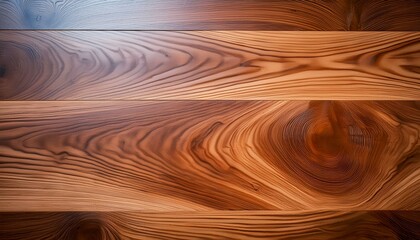A smooth, polished wood laminate with natural grain patterns and a warm, modern appearance