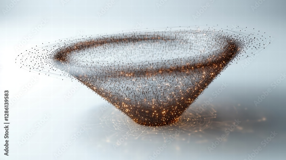 Poster bowl filled with numerous tiny colorful dots creating a playful and cheerful visual display