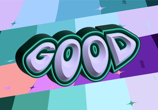 Abstract Background And Good Text Effect Design