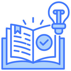 Knowledge Blue Icon
