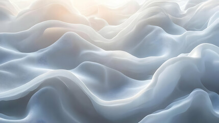 Fototapeta premium Abstract White Geometric Wave Background