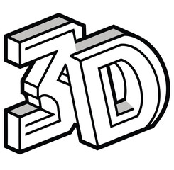 3D text vector design of letter, dollar sign symbol, and stylized letter, icons of currency and finance