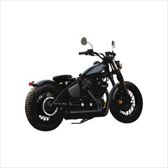 Obraz premium motorcycle isolated on white background