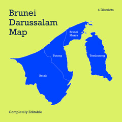 Brunei Map