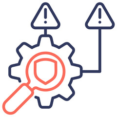 Risk Management Dual Tone Icon