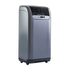 Stylish Portable Air Conditioner with Smart Control Isolated on Transparent Background
