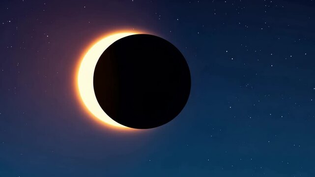 The sun and moon next to each other as symbols of opposites, but an inextricable connection