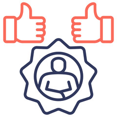 Encouragement Dual Tone Icon